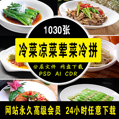 Z506冷菜凉菜荤菜冷拼高清美食餐饮菜品图片川湘菜粤菜家常菜外卖素材